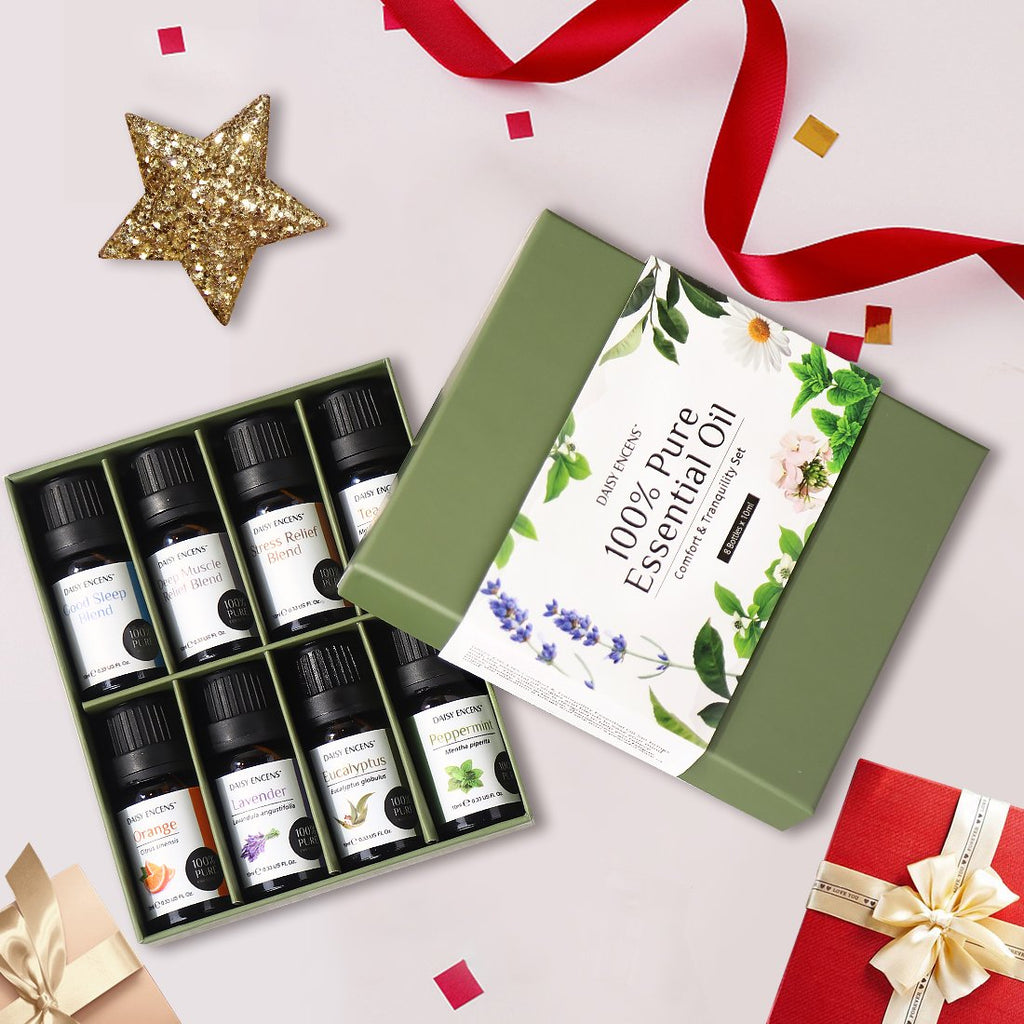 100% Pure Essential Oil Set: Comfort And Tranquility