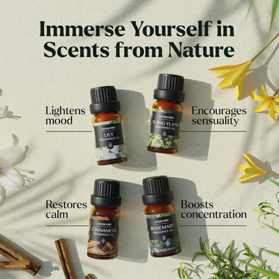 Lagunamoon Fragrance Oil Collection – 16-Piece Gift Set for Diffusers, Candles & DIY (10 mL each)