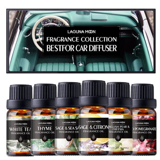 Fragrance Oil Set 6pcs - Best For Car Diffuser