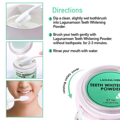 Activated Charcoal Teeth Whitening Powder – LAGUNAMOON