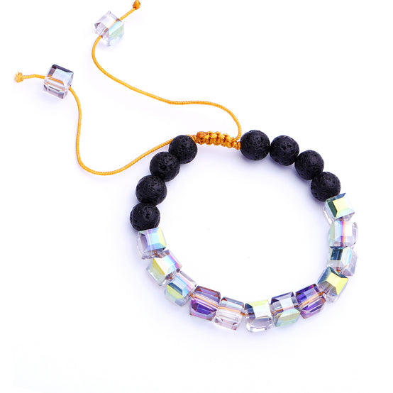 Glow Glass Diffuser Bracelet with one Essential Oil