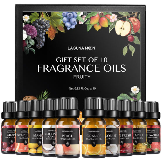 10pc Fragrance Oil Gift Set - Fruity Scents
