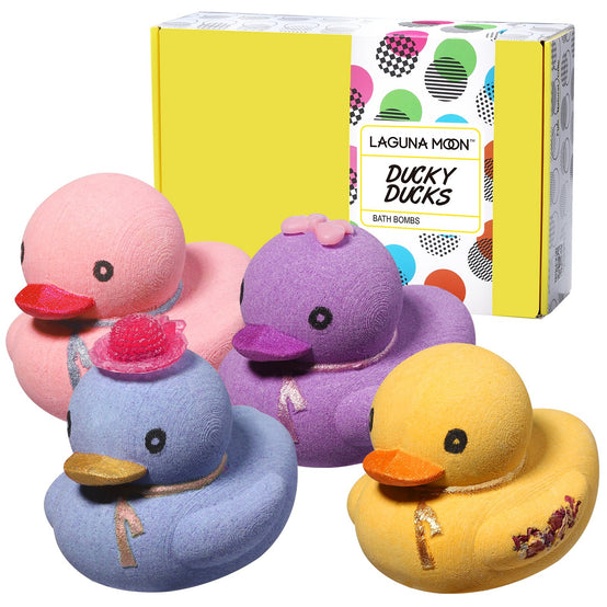 4pc Kids Bath Bombs Collection - Ducky Ducks
